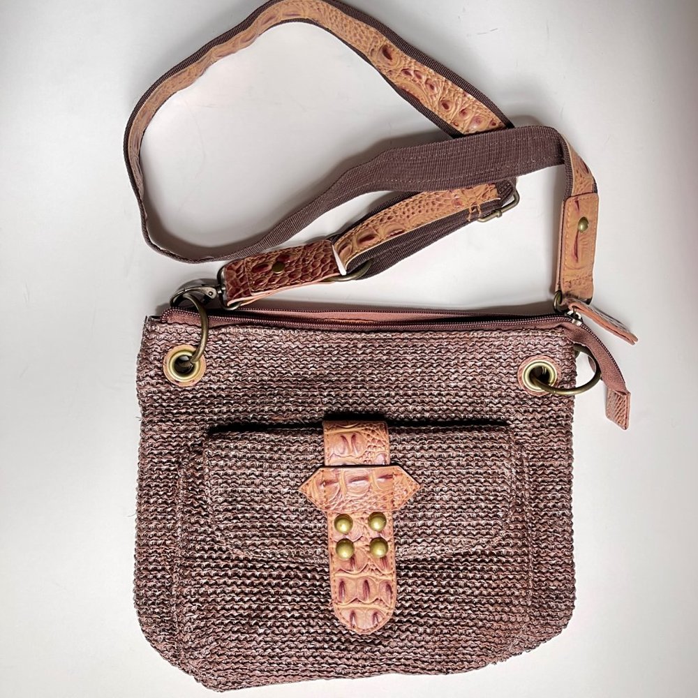 Braciano  woven style over the shoulder bag
